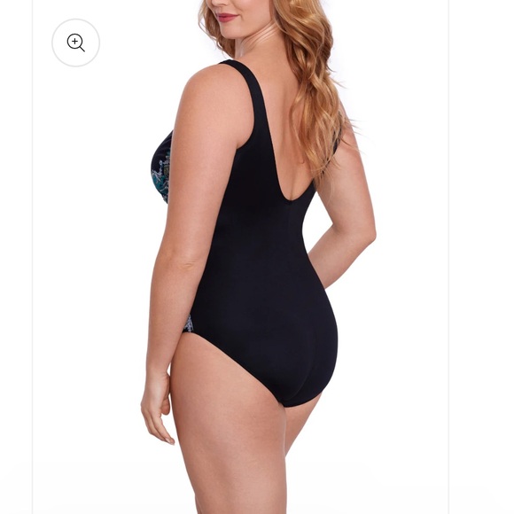 NWT 2024 Miraclesuit Women's Plus Precioso Temptress One Piece - 6561630W - Picture 3 of 5